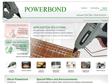 Tablet Screenshot of powerbond.co.uk